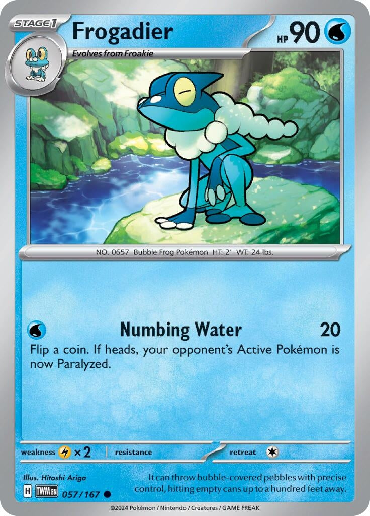 Image for Frogadier (057/167) (TWM) - Pokemon