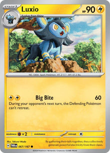 Image for Luxio (067/167) (TWM) - Pokemon
