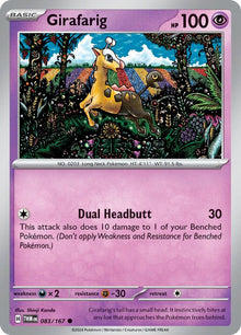 Image for Girafarig (083/167) (TWM) - Pokemon