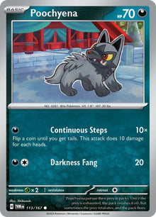 Image for Poochyena (113/167) (TWM) - Pokemon