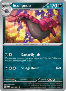 Image for Scolipede (117/167) (TWM) - Pokemon