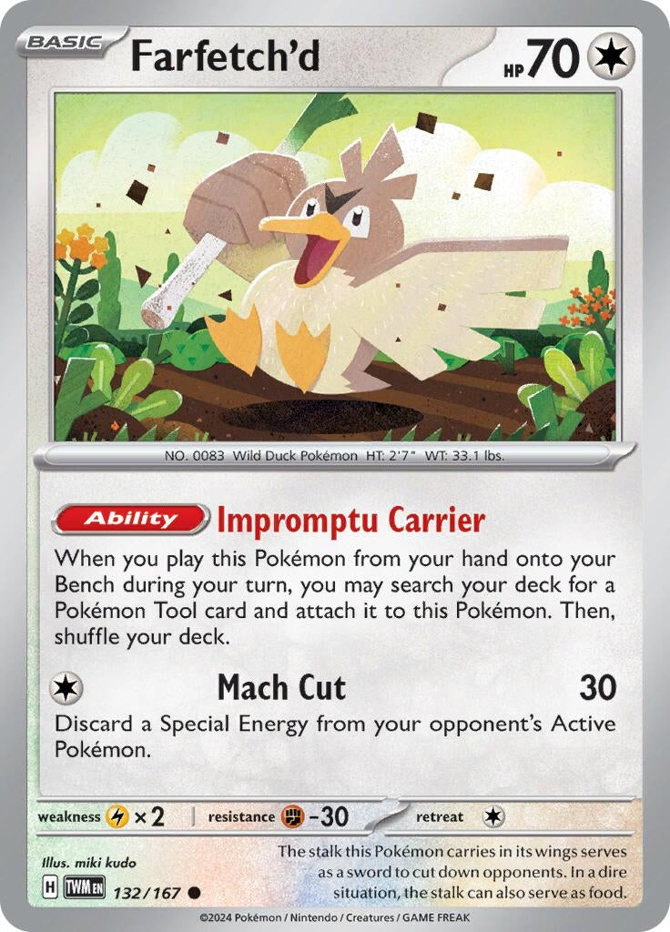 Image for Farfetch'd (132/167) (TWM) - Pokemon
