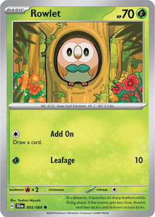 Image for Rowlet (003/064) (SFA) - Pokemon