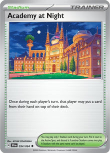Image for Academy at Night (054/064) (SFA) - Pokemon