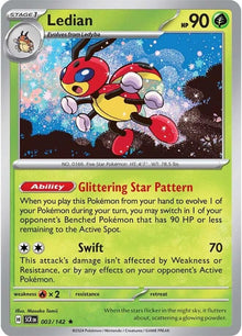 Image for Ledian (003/142) (SCR) - Pokemon
