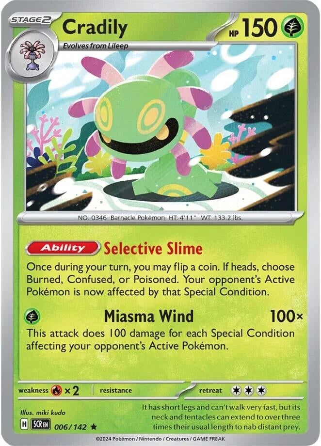 Image for Cradily (006/142) (SCR) - Pokemon