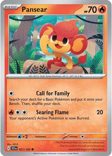 Image for Pansear (021/142) (SCR) - Pokemon