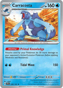 Image for Carracosta (038/142) (SCR) - Pokemon