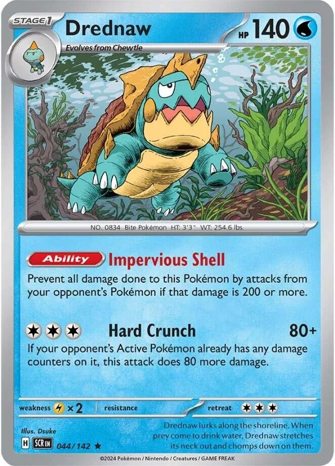 Image for Drednaw (044/142) (SCR) - Pokemon