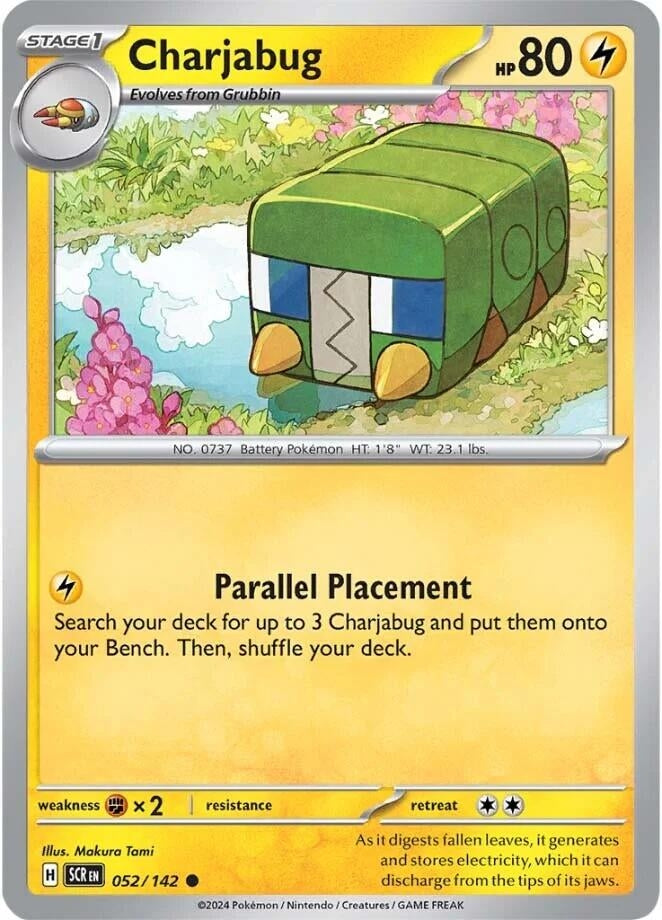 Image for Charjabug (052/142) (SCR) - Pokemon