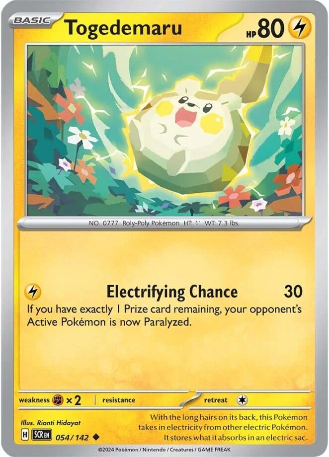 Image for Togedemaru (054/142) (SCR) - Pokemon