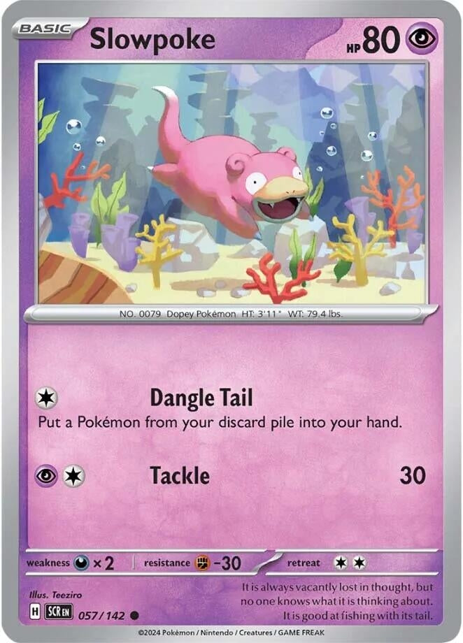 Image for Slowpoke (057/142) (SCR) - Pokemon
