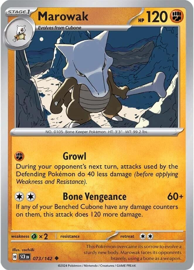 Image for Marowak (073/142) (SCR) - Pokemon