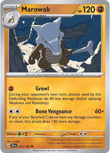 Image for Marowak (073/142) (SCR) - Pokemon