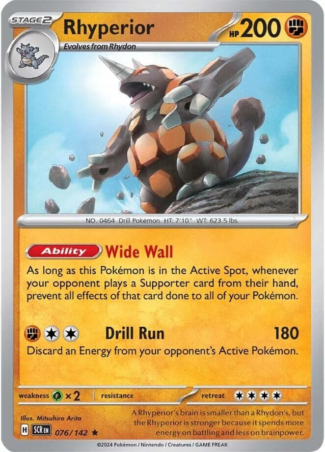 Image for Rhyperior (076/142) (SCR) - Pokemon