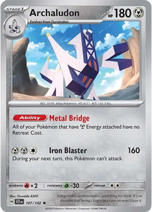 Image for Archaludon (107/142) (SCR) - Pokemon