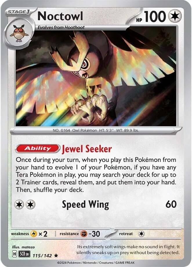 Image for Noctowl (115/142) (SCR) - Pokemon