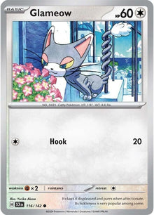 Image for Glameow (116/142) (SCR) - Pokemon