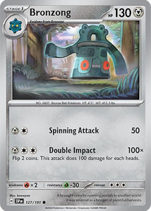 Image for Bronzong (127/191) (SSP) - Pokemon