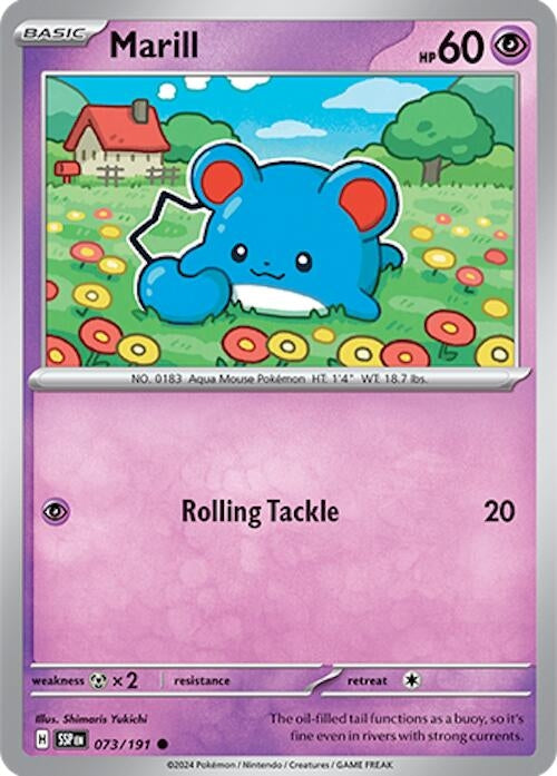 Image for Marill (073/191) (SSP) - Pokemon