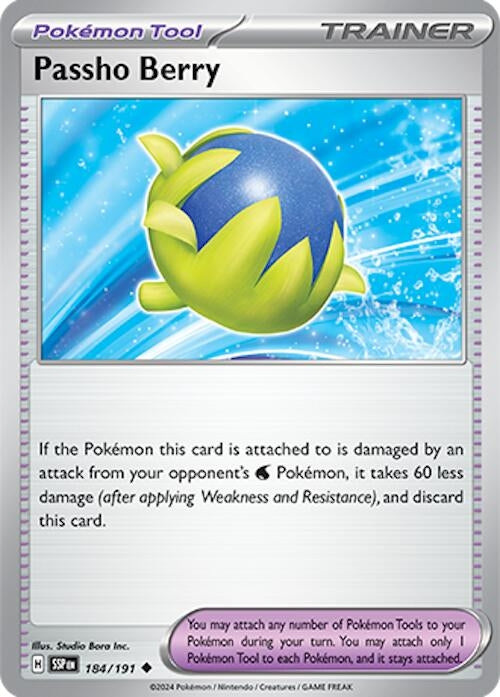 Image for Passho Berry (184/191) (SSP) - Pokemon
