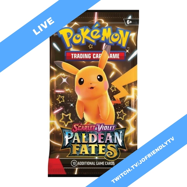 Pokémon TCG: Scarlet & Violet 3.5 Paldean Fates Booster Pack (LIVE)