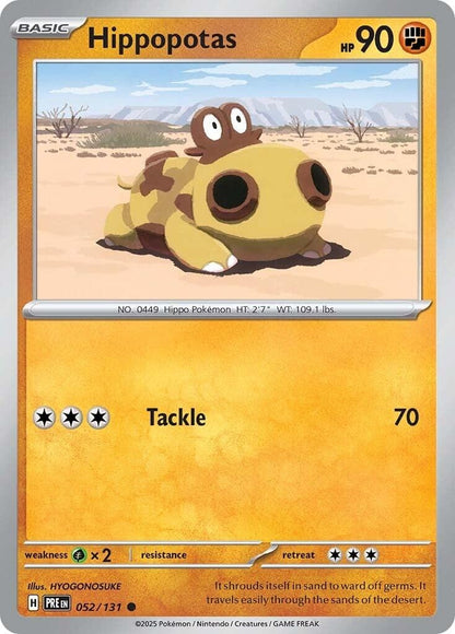 Image for Hippopotas (052/131) (PRE) - Pokemon
