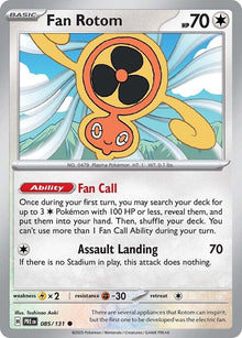 Image for Fan Rotom (085/131) (PRE) - Pokemon