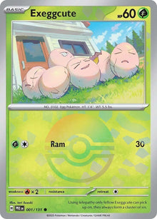 Image for Exeggcute (Poke Ball Pattern) (001/131) (PRE) - Pokemon