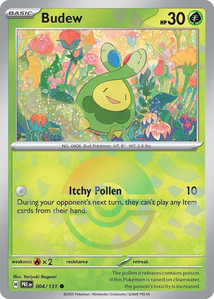 Image for Budew (Poke Ball Pattern) (004/131) (PRE) - Pokemon