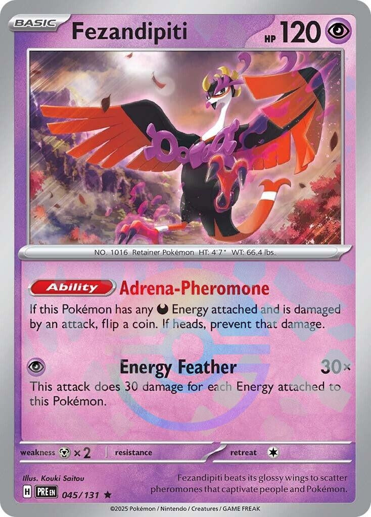 Image for Fezandipiti (Poke Ball Pattern) (045/131) (PRE) - Pokemon