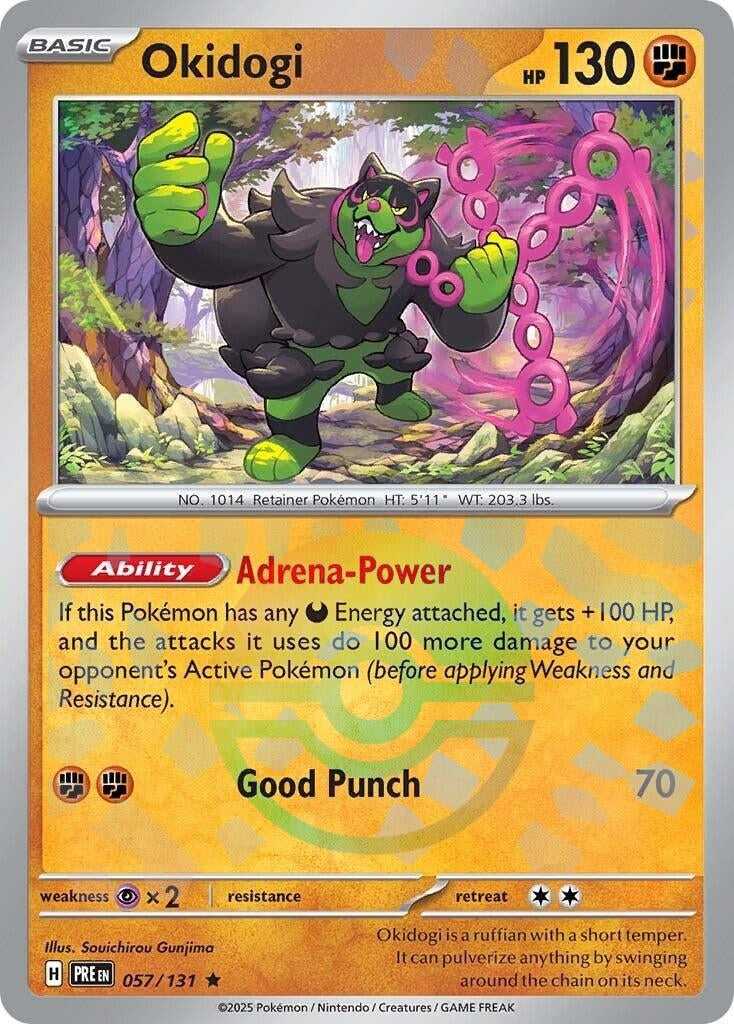 Image for Okidogi (Poke Ball Pattern) (057/131) (PRE) - Pokemon