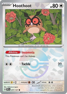 Image for Hoothoot (Poke Ball Pattern) (077/131) (PRE) - Pokemon
