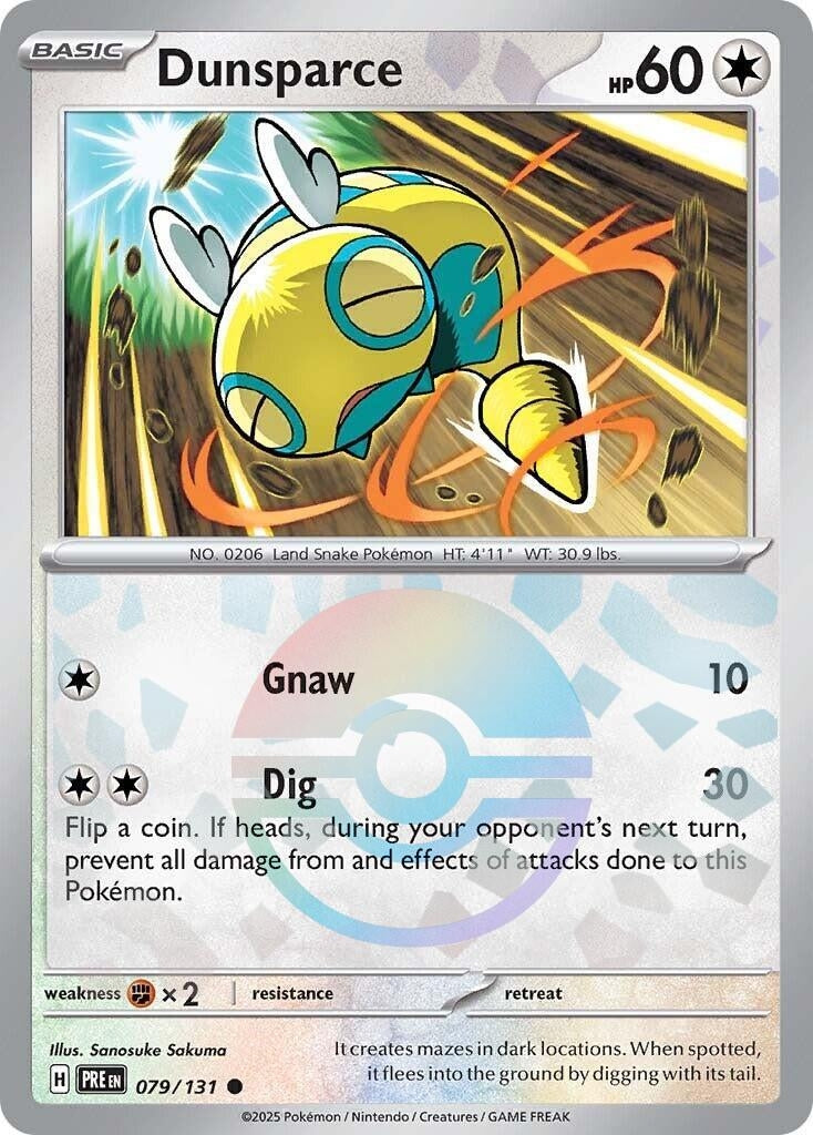 Image for Dunsparce (Poke Ball Pattern) (079/131) (PRE) - Pokemon