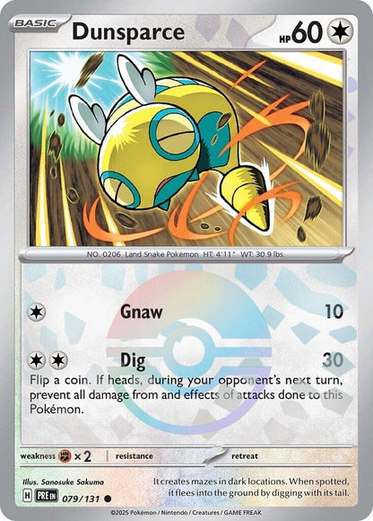 Image for Dunsparce (Poke Ball Pattern) (079/131) (PRE) - Pokemon