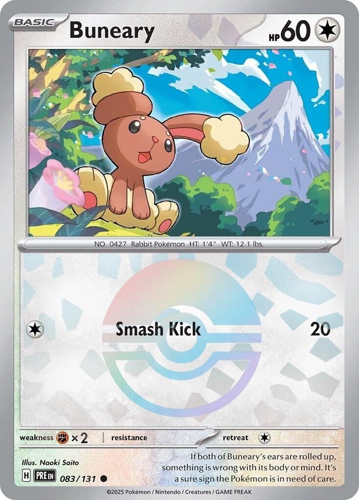 Image for Buneary (Poke Ball Pattern) (083/131) (PRE) - Pokemon