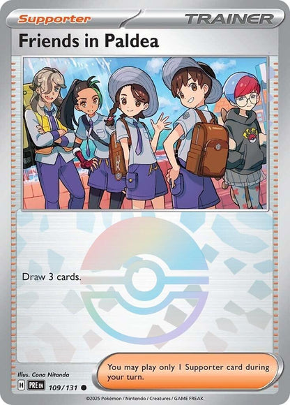 Image for Friends in Paldea - 109/131 (Poke Ball Pattern) (109/131) (PRE) - Pokemon