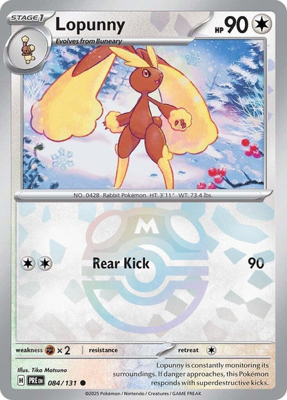 Image for Lopunny (Master Ball Pattern) (084/131) (PRE) - Pokemon