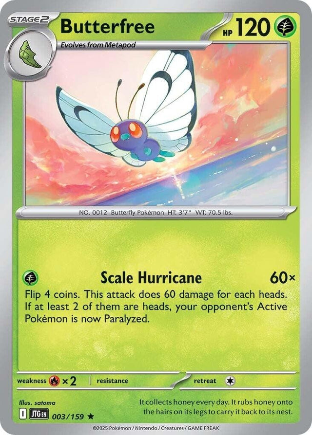 Image for Butterfree (003/159) (JTG) - Pokemon