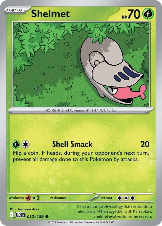 Image for Shelmet (012/159) (JTG) - Pokemon