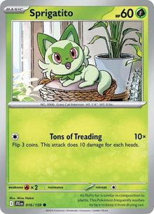 Image for Sprigatito (016/159) (JTG) - Pokemon
