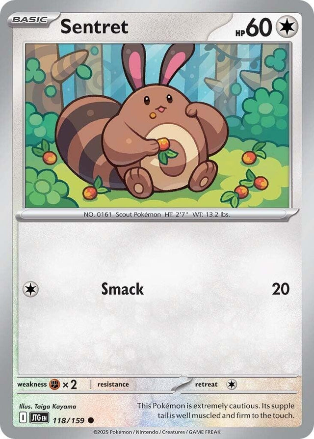 Image for Sentret (118/159) (JTG) - Pokemon