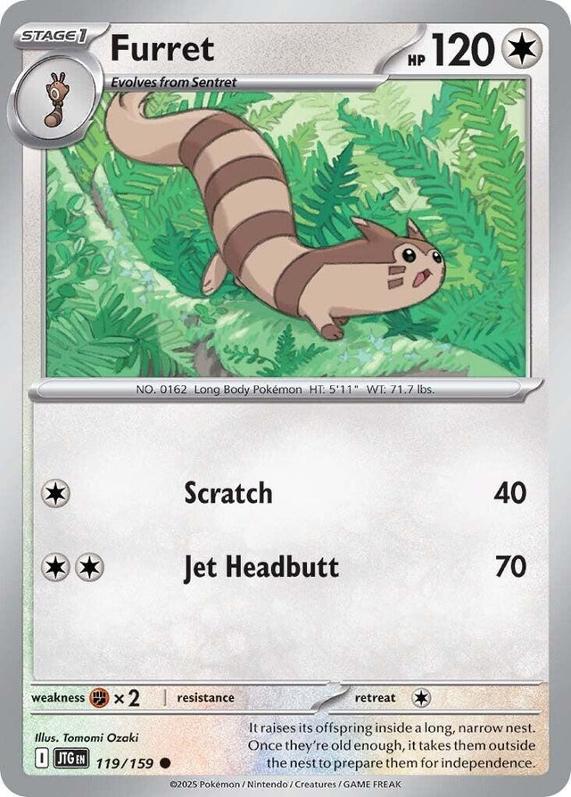 Image for Furret (119/159) (JTG) - Pokemon