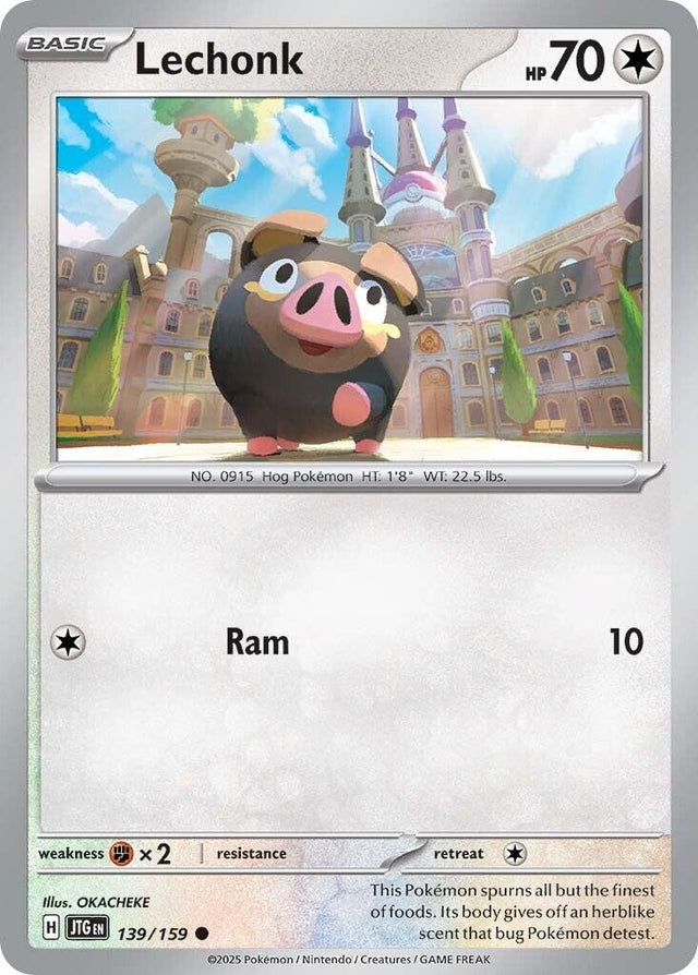 Image for Lechonk (139/159) (JTG) - Pokemon