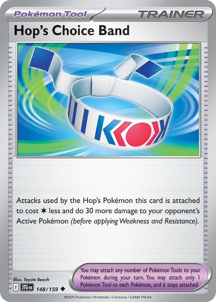 Image for Hop's Choice Band (148/159) (JTG) - Pokemon