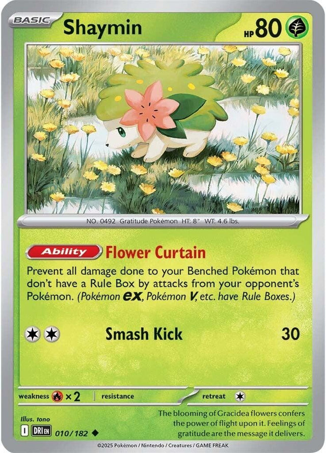 Image for Shaymin (010/182) (DRI) - Pokemon