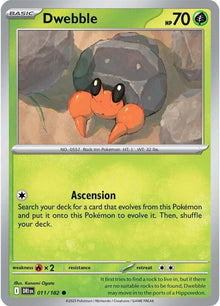 Image for Dwebble (011/182) (DRI) - Pokemon