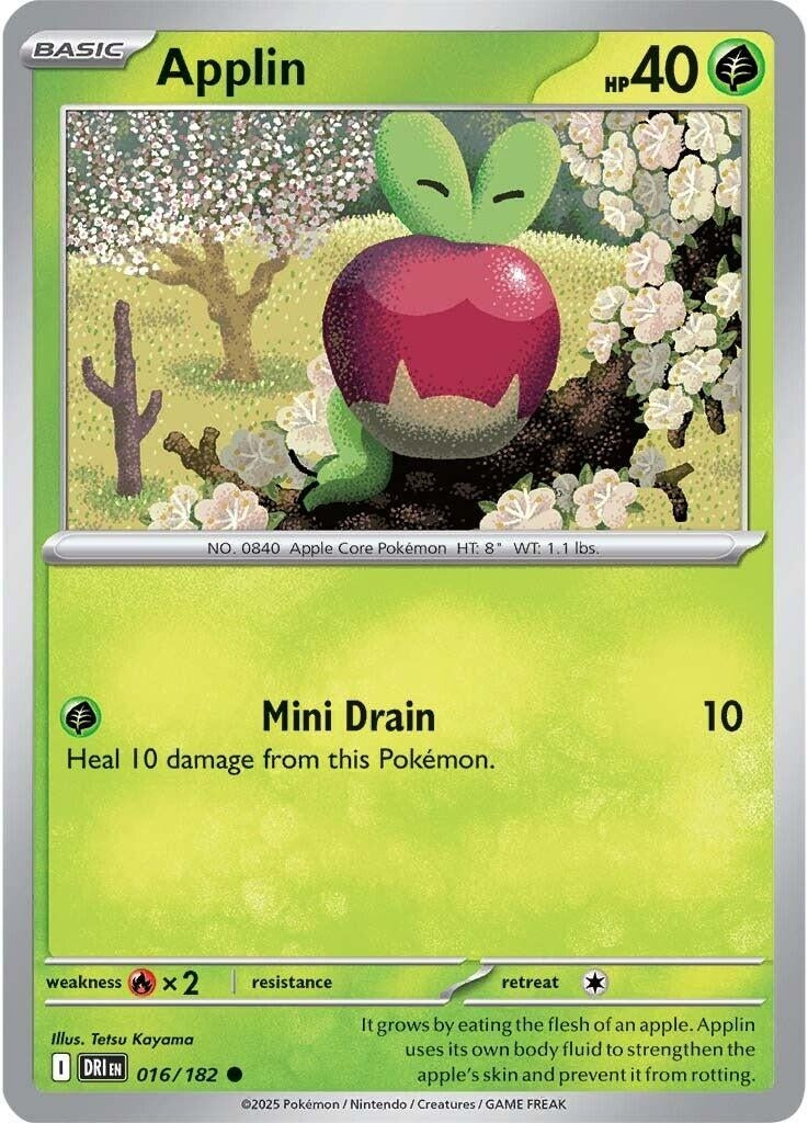 Image for Applin (016/182) (DRI) - Pokemon