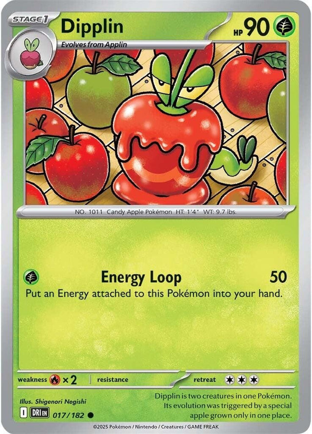 Image for Dipplin (017/182) (DRI) - Pokemon