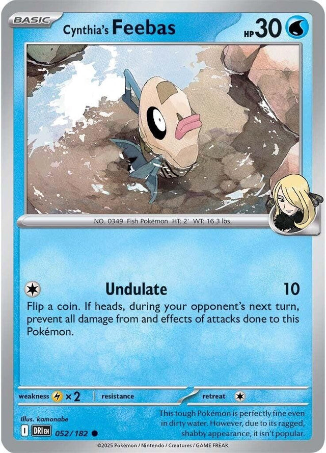 Image for Cynthia's Feebas (052/182) (DRI) - Pokemon